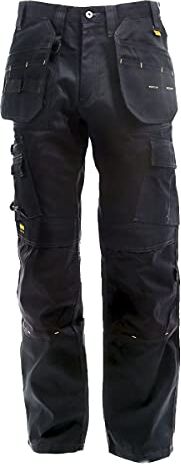 DeWalt Pro Tradesman Pantaloni Uomo da Lavoro, Nero, 40/31