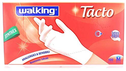 WALKING TACTO 100 GUANTI in SYNTHEX Finemente Talcati Taglia M