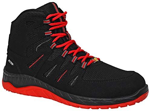 ELTEN Batai Maddox Black Red Mid ESD S3 SRC. juodi/raudoni 45