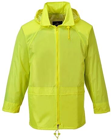 Portwest S440 Giacca Impermeabile Classica Leggera da Uomo Giallo, 4XL