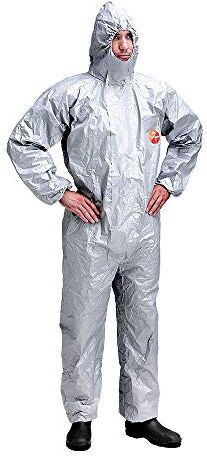 DuPont TYCH-F-CHA5S S XXL Sicurezza Tychem in Generale, Gris-Acier, Taglia XXL