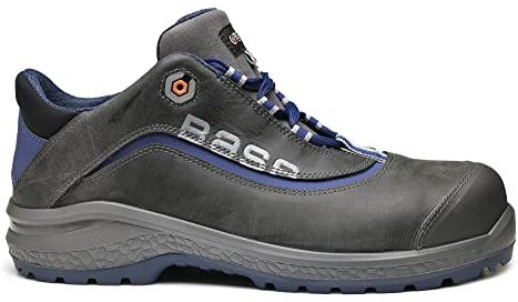 Base Protection Be-Joy Scarpa Antinfortunistica, da Uomo e Donna, Grigio/Blu, Taglie 36