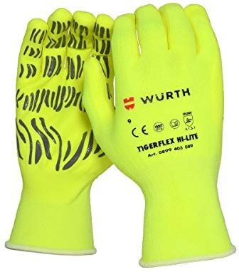 Wurth WÜRTH Tigerflex 0899403090 Guanti protettivi High-Lite, Würth 0899403090 (2, 10 XL)