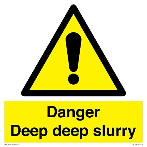 Viking Danger Deep slurry Sign 300 x 300 mm S30