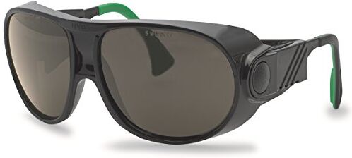 uvex Occhiali Protettivi Per Saldatura futura grey infra. shade 3 Unisex Unica,Nero/Verde