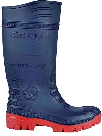 COFRA COF906 Typhoon stivali di sicurezza, taglia 39 – 39, blu/rosso (confezione da 2)