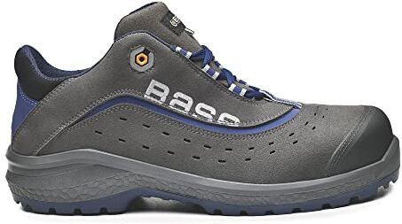 Base Protection Be-Light Scarpa Antinfortunistica, da Uomo e Donna, Grigio/Blu, Taglie 44