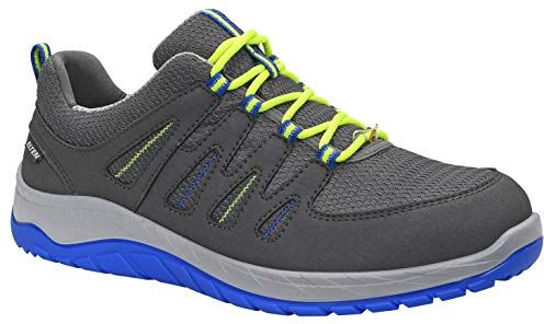 ELTEN Maddox Grey-Blue Low ESD S1P, Scarpe Antinfortunistiche Unisex-Adulto, Grigio (Grau 3), 48 EU