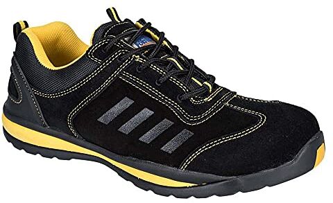 Portwest Lusum S1P HRO Scarpe da Lavoro, Nero, 41