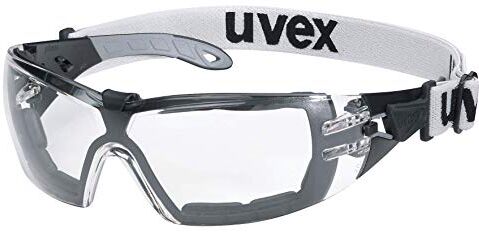 Uvex Pheos Guard occhiali di sicurezza Supravision Extreme trasparente/nero-grigio