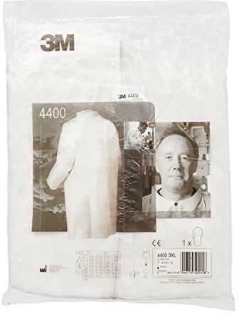 3M Camice da Laboratorio/Visitatore, 3X-Large, Bianco