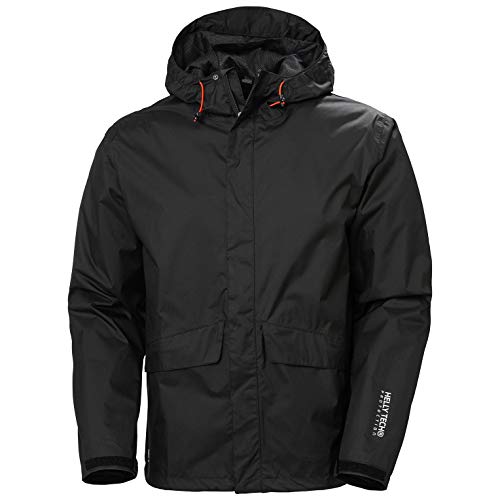 Helly Hansen 34-070127-990-S Waterloo Giacca Impermeabile da Lavoro, Nero