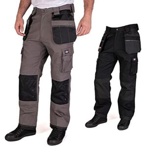 Lee Cooper Workwear Mens Premium Multi & Holster Pocket Ginocchiera sicurezza sul lavoro Cargo Pants Pantaloni, grigio/nero, formato 34" Vita, Long 33" Leg Lee Cooper Workwear Mens Premium Multi & Holster Pocket Ginocchiera sicurezza sul lavoro Cargo Pants Pantaloni, grigio/nero, formato 34" Vita, Long 33" Leg