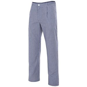 Velilla 351 Pantaloni da cucina a quadri, colore quadri blu marino, taglia 56, Blu navy, a quadri, XXL Velilla 351 Pantaloni da cucina a quadri, colore quadri blu marino, taglia 56, Blu navy, a quadri, XXL