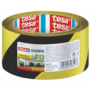 Tesa Nastro Adesivo da Segnalazione, Giallo/Nero Tesa Nastro Adesivo da Segnalazione, Giallo/Nero