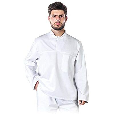 LEBER & HOLLMAN Leber&Hollman LH-Food+Jwbs Cook/Food/HCL Camicetta protettiva, taglia unica, colore: Bianco LEBER & HOLLMAN Leber&Hollman LH-Food+Jwbs Cook/Food/HCL Camicetta protettiva, taglia unica, colore: Bianco