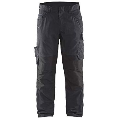 BLÅKLÄDER Blakläder Pantaloni da servizio, taglia C52, colore: Nero/Grigio scuro BLÅKLÄDER Blakläder Pantaloni da servizio, taglia C52, colore: Nero/Grigio scuro