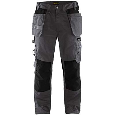 BLÅKLÄDER Blakläder 155518609899 C46 artigiano, pantaloni, grigio scuro/nero, C46 BLÅKLÄDER Blakläder 155518609899 C46 artigiano, pantaloni, grigio scuro/nero, C46