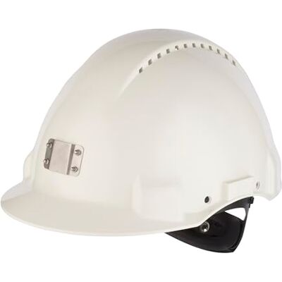 3M Elmetto , Uvicator, cricchetto, ventilato, fascia antisudore in plastica, supporto per lampada, bianco, G3000NUV-10-VI 3M Elmetto , Uvicator, cricchetto, ventilato, fascia antisudore in plastica, supporto per lampada, bianco, G3000NUV-10-VI