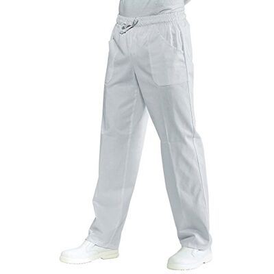 Isacco Pantalone con elastico Bianco, Bianco, XXL, 100% Cotone, 210 gr/m² Isacco Pantalone con elastico Bianco, Bianco, XXL, 100% Cotone, 210 gr/m²