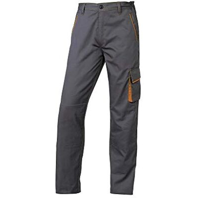 Deltaplus X Pantaloni Panoply Panostyle M6Pan, Taglia L, Argento/Arancio Uomo (Pacco da 1) Deltaplus X Pantaloni Panoply Panostyle M6Pan, Taglia L, Argento/Arancio Uomo (Pacco da 1)