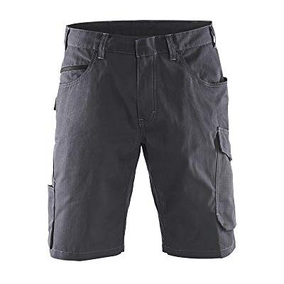 BLÅKLÄDER Blaklader 149913309699C56 Pantaloncini da Servizio, Taglia M, Colore: Grigio/Nero, Taglia C56 BLÅKLÄDER Blaklader 149913309699C56 Pantaloncini da Servizio, Taglia M, Colore: Grigio/Nero, Taglia C56