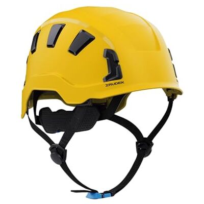 Irudek OREKA II Vent Giallo Casco ventilato per lavori in altezza, ABS ultra leggero, sottogola regolabile, slot universali 30 mm, chip NFC integrato, certificato EN 397 e EN 12492 Irudek OREKA II Vent Giallo Casco ventilato per lavori in altezza, ABS ultra leggero, sottogola regolabile, slot universali 30 mm, chip NFC integrato, certificato EN 397 e EN 12492