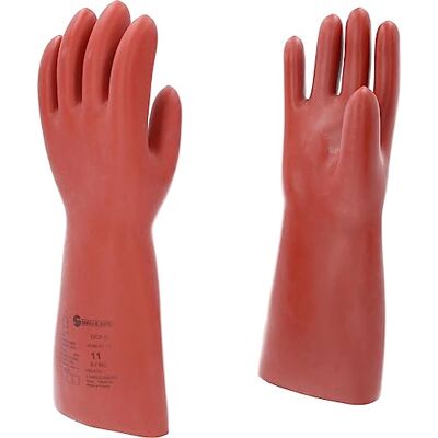 KS TOOLS Glove for electricians with protective insulation, size 11, red KS TOOLS Glove for electricians with protective insulation, size 11, red