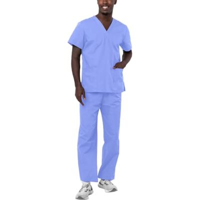 ADAR Medical Uniforms Adar Universal Divise sanitarie Unisex Divise ospedaliere con Cordoncino 701 Ceil Blue XS ADAR Medical Uniforms Adar Universal Divise sanitarie Unisex Divise ospedaliere con Cordoncino 701 Ceil Blue XS