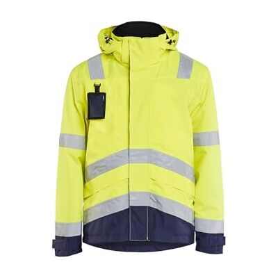 BLÅKLÄDER Blaklader 48371977 Giacca impermeabile ad alta visibilità, colore: Giallo/Marino, taglia XXXL BLÅKLÄDER Blaklader 48371977 Giacca impermeabile ad alta visibilità, colore: Giallo/Marino, taglia XXXL