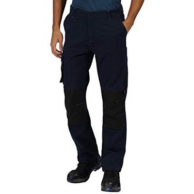 Regatta Pantaloni Da Lavoro Tactical Threads Scandal Elasticizzati Multi Tasca Con Rinforzi Trousers, Uomo, Navy, 32 Regatta Pantaloni Da Lavoro Tactical Threads Scandal Elasticizzati Multi Tasca Con Rinforzi Trousers, Uomo, Navy, 32