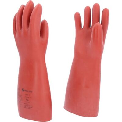 KS TOOLS Glove for electricians with protective insulation, size 10, red KS TOOLS Glove for electricians with protective insulation, size 10, red