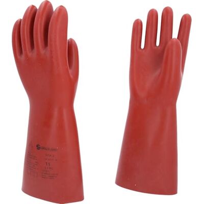 KS TOOLS Glove for electricians with protective insulation, size 11, red KS TOOLS Glove for electricians with protective insulation, size 11, red