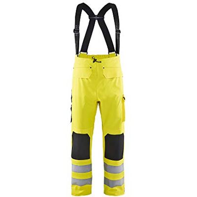 BLÅKLÄDER Blaklader 13022003 Pantaloni antipioggia High Visity Level 2, colore: Giallo BLÅKLÄDER Blaklader 13022003 Pantaloni antipioggia High Visity Level 2, colore: Giallo