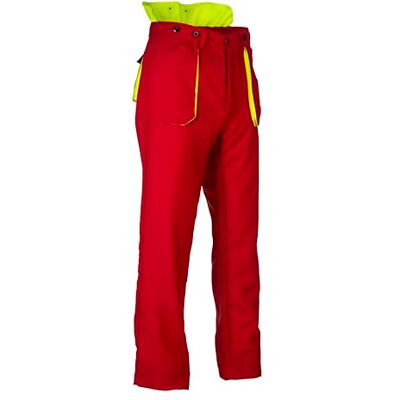 Oregon Yukon Yukon Pantaloni Protettivi Adatti all'utilizzo della Motosega, Tipo di Protezione A, Classe 1, Rossi, Taglia S (EU 42-44) Oregon Yukon Yukon Pantaloni Protettivi Adatti all'utilizzo della Motosega, Tipo di Protezione A, Classe 1, Rossi, Taglia S (EU 42-44)