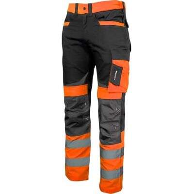 Lahti PRO LACHTI SPODNIE OSTRZEGAWCZE CZARNO-POMARAτCZOWE, 3XL, CE, LAHTI Lahti PRO LACHTI SPODNIE OSTRZEGAWCZE CZARNO-POMARAτCZOWE, 3XL, CE, LAHTI