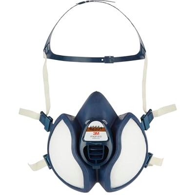 3M Semimaschera senza Manutenzione, Blu, 1 Unità, Confezione da 1 3M Semimaschera senza Manutenzione, Blu, 1 Unità, Confezione da 1