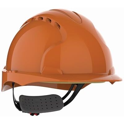 JSP EVO3 Comfort Plus Elmetto, Ventilato, Rotella di Regolazione, Arancio JSP EVO3 Comfort Plus Elmetto, Ventilato, Rotella di Regolazione, Arancio