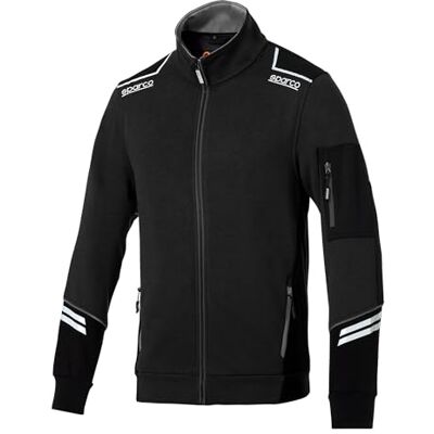 Felpa con zip Alabama Tech Sparco - Nero Felpa con zip Alabama Tech Sparco - Nero