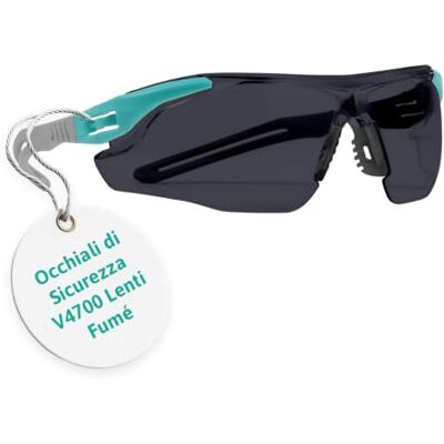 Ansell V4700 Occhiali di Sicurezza, 1 Paio Antiappannamento DPI Protezione Occhi, Leggeri Avvolgenti per Cantiere, Tiro, Esterno e Industria Ansell V4700 Occhiali di Sicurezza, 1 Paio Antiappannamento DPI Protezione Occhi, Leggeri Avvolgenti per Cantiere, Tiro, Esterno e Industria