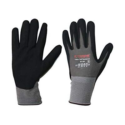 PAYPER 01-101 Guanti antitaglio da lavoro unisex misto kyorene poliestere 15G polsino in maglia manipolazione oggetti taglienti asciutti oleosi Grigio/Nero (10) PAYPER 01-101 Guanti antitaglio da lavoro unisex misto kyorene poliestere 15G polsino in maglia manipolazione oggetti taglienti asciutti oleosi Grigio/Nero (10)