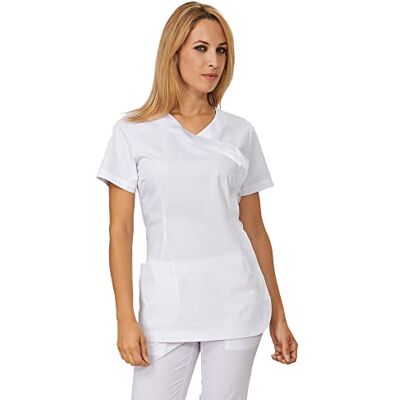 siggi Horeca Casacca Donna Loren,Donna,Bianco,L siggi Horeca Casacca Donna Loren,Donna,Bianco,L