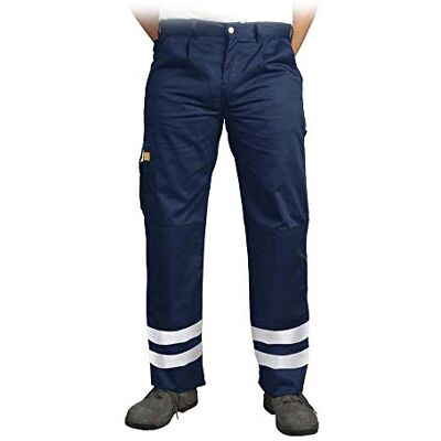 LEBER & HOLLMAN LeberHollman LH-VOBSTER_X_G50 Bivico Pantalone Lavoro, Pantaloni, taglia 50, colore: Blu scuro LEBER & HOLLMAN LeberHollman LH-VOBSTER_X_G50 Bivico Pantalone Lavoro, Pantaloni, taglia 50, colore: Blu scuro