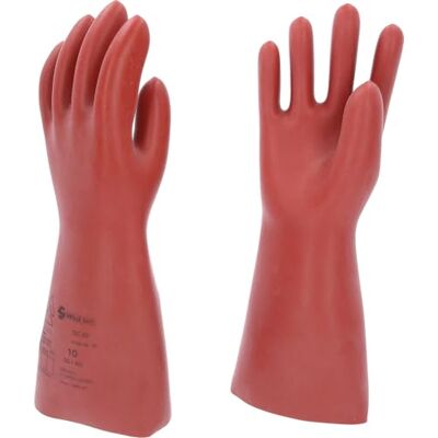 KS TOOLS Glove for electricians with protective insulation, size 10, red KS TOOLS Glove for electricians with protective insulation, size 10, red