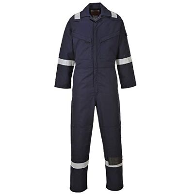 Portwest AF53 Tuta Araflame Gold, Taglia 44, Navy Portwest AF53 Tuta Araflame Gold, Taglia 44, Navy