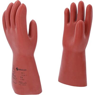 KS TOOLS Glove for electricians with protective insulation, size 11, red KS TOOLS Glove for electricians with protective insulation, size 11, red