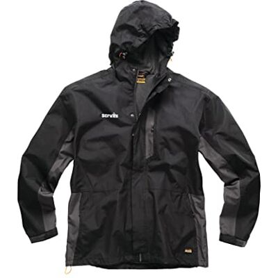 Scruffs Worker Giacca da Lavoro, Nero (Black & Graphite 001), (Taglia Unica: UK Small) Uomo Scruffs Worker Giacca da Lavoro, Nero (Black & Graphite 001), (Taglia Unica: UK Small) Uomo