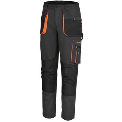 BETA 7860G Taglia 4XL Pantaloni da Lavoro Leggeri Easy, in Tessuto T/C, con Tasche Porta Minuteria e Nastro Porta Martello, Grigio BETA 7860G Taglia 4XL Pantaloni da Lavoro Leggeri Easy, in Tessuto T/C, con Tasche Porta Minuteria e Nastro Porta Martello, Grigio