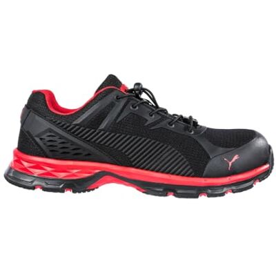 PUMA PU643890-39 Scarpe Antinfortunistiche da Uomo Fuse Motion S1P ESD HRO SRC En Iso20345, Nero/Rosso, Taglia 39 PUMA PU643890-39 Scarpe Antinfortunistiche da Uomo Fuse Motion S1P ESD HRO SRC En Iso20345, Nero/Rosso, Taglia 39