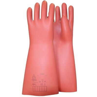 KS TOOLS Glove for electricians with protective insulation, size 11, red KS TOOLS Glove for electricians with protective insulation, size 11, red